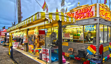 Fair food stand at Minnesota State Fair